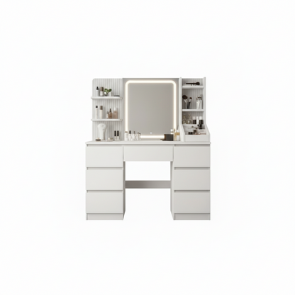 Coiffeuse STUDIO LED | 117cm & Miroir Tactile Contemporain