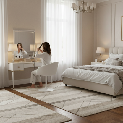 Chaise Coiffeuse Pivotante BLANCHE | Style Tulipe