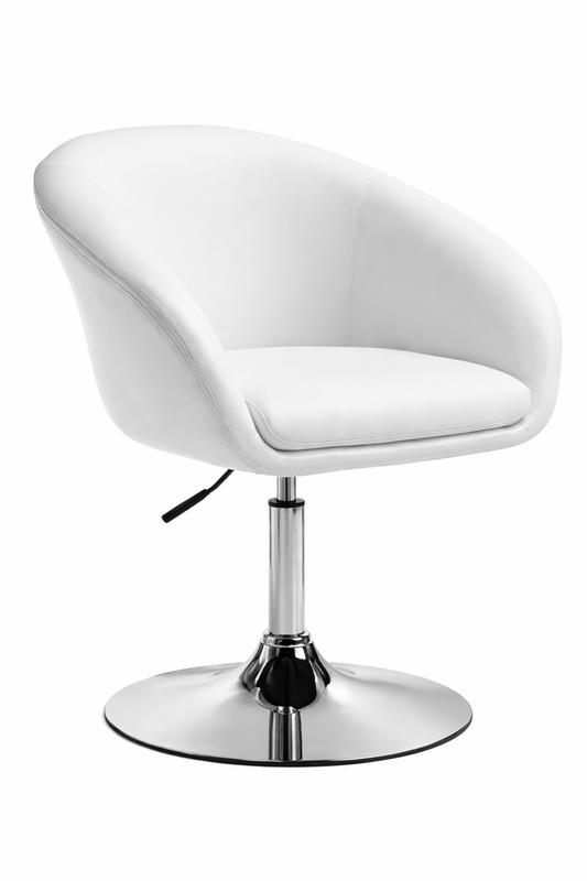 Chaise Coiffeuse Pivotante BLANCHE | Style Tulipe